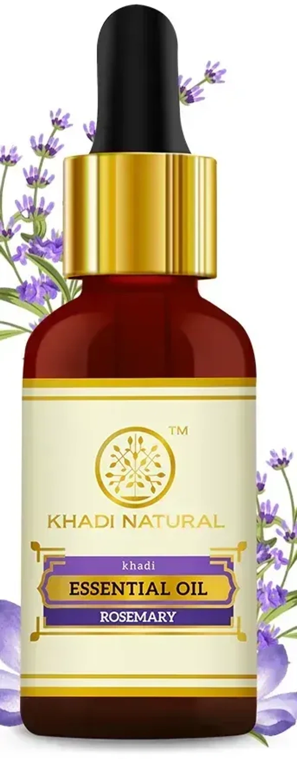 Khadi Herbal Rosemary Essential Oil, 15 ml - 15 ml