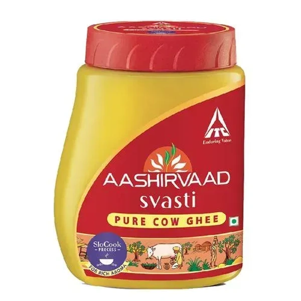 Aashirvaad Svasti Pure Cow Ghee, 200ml Jar - 200ml