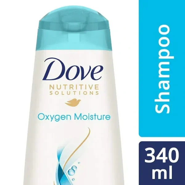 Dove Oxygen Moisture Shampoo, 340 ml