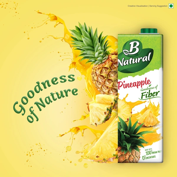 B Natural Juice - Pineapple 1 Litre
