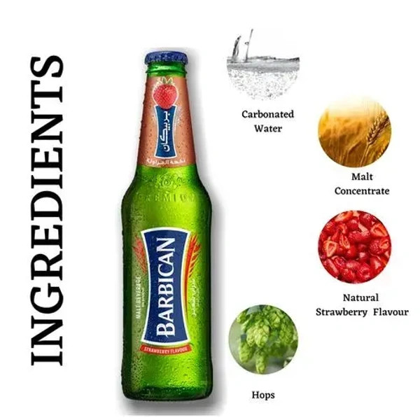 Barbican Strawberry Malt Beverage, 330 ml - 330 ml
