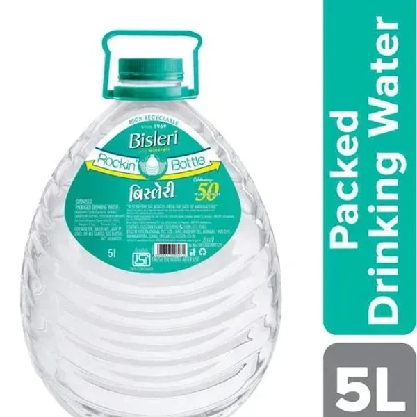 Bisleri Mineral Water Rocking Bottle, 5 ltr