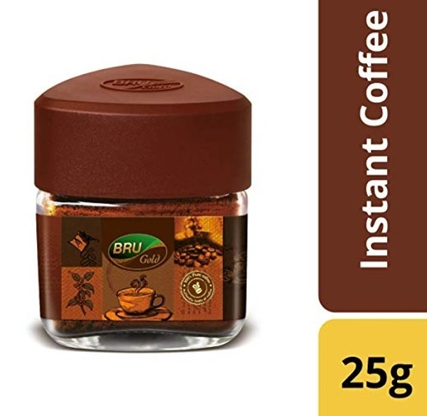 Bru Gold Instant Coffee Powder, 25g Bottle - 25g