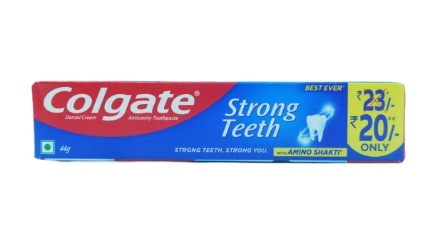 Colgate Toothpaste Strong Teeth With Amino Shakti, 44g - 44g