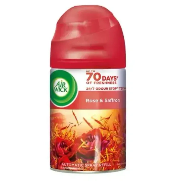 Air Wick Aromas Of Kashmir Rose And Saffron Fresh Matic Refill, 250ml - 250ml