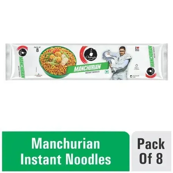 Ching's Manchurian Instant Noodles Pouch (Pack of 8), 480g - 480g