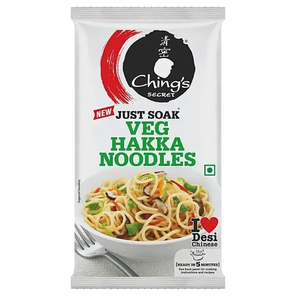 Ching's Secret Veg Hakka Noodles Pouch, 150g - 150g