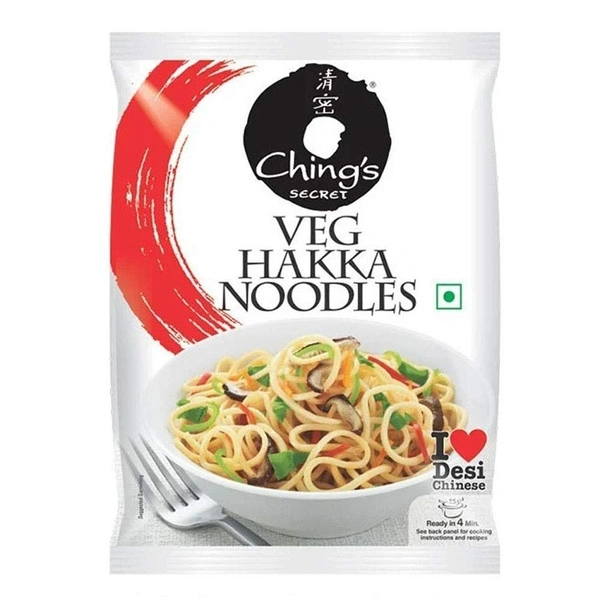 Ching's Secret Veg Hakka Noodles Pouch, 600g - 600g