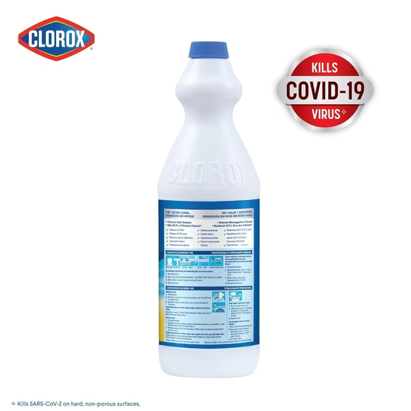 Clorox Bleach Lemon Triple Action, 1 ltr - 1 Ltr