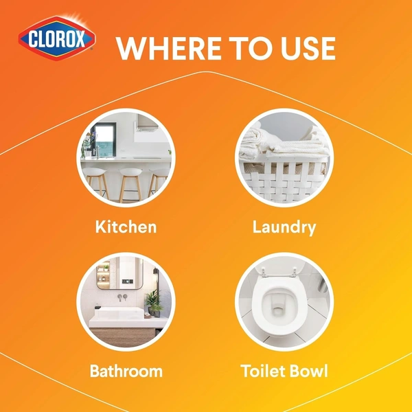 Clorox Bleach Lemon Triple Action, 1 ltr - 1 Ltr