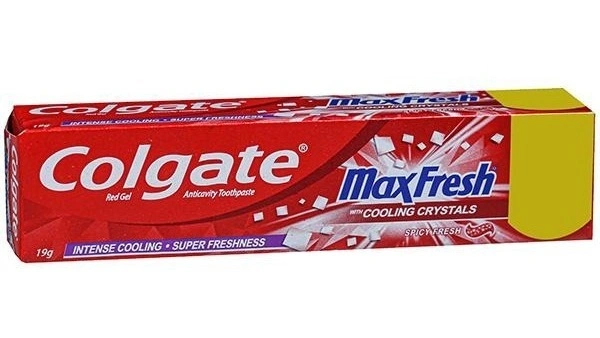 Colgate Toothpaste Spicy Fresh Max Fresh Cooling Crystals, 19g - 19g