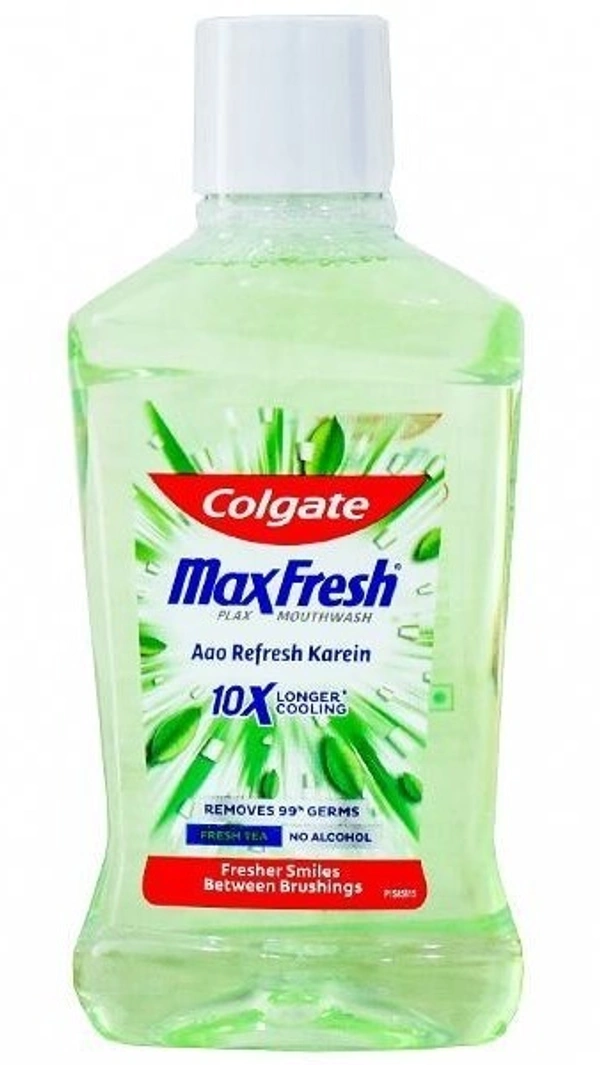 Colgate Mouthwash Fresh Tea Max Fresh Plax, 100 ml - 100 ml