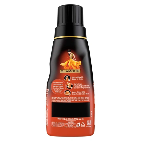 Comfort Fabric Conditioner Perfume Deluxe Glamour Bottle, 220 ml - 220 ml