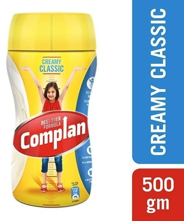 Complan Best Ever Formula Creamy Classic Powder Jar 500 g - 500g
