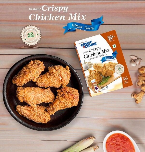 Crust & Crumb Crust& Crumbs Chick Mix Ginger Garlic, 200g - 200g
