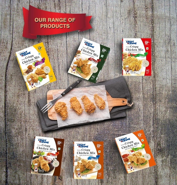 Crust & Crumb Crust& Crumbs Chick Mix Ginger Garlic, 200g - 200g
