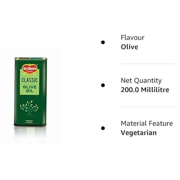 Del Monte Classic Olive Oil, 200ml - 200ml