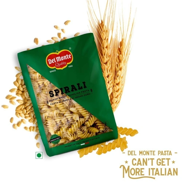 Del Monte Spirali Durum Wheat Semolina Pasta Pouch, 500g - 500g