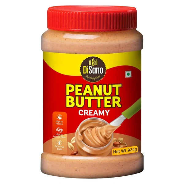 Disano Peanut Butter Creamy Jar, 1 kg - 924g