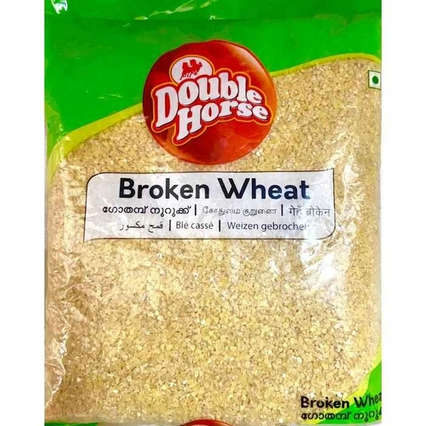 Double Horse Broken Wheat, 1 kg - 1 Kg