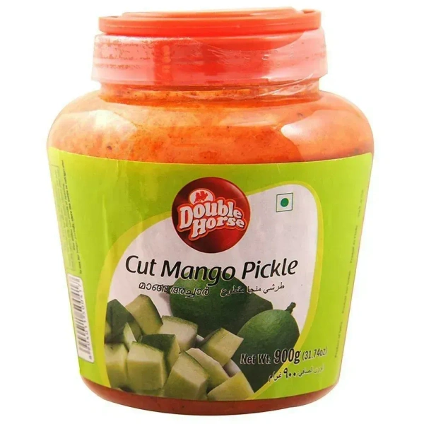 Double Horse Cut Mango Pickle, 900g - 900g