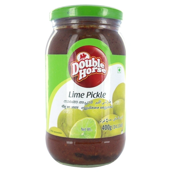 Double Horse Lime Pickle Bottle, 400g - 400g