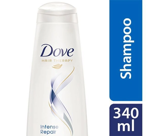 Dove Intense Repair Shampoo For Damaged Hair, 340ml - 340ml