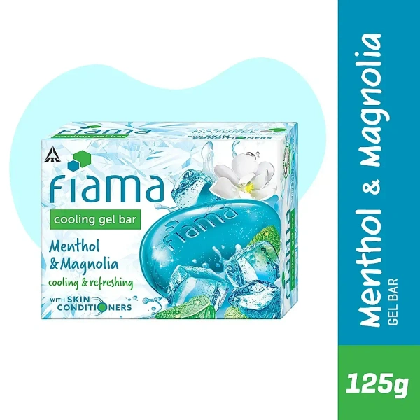 Fiama Cooling Gel Bar Menthol& Magnolia, 75g - 125g