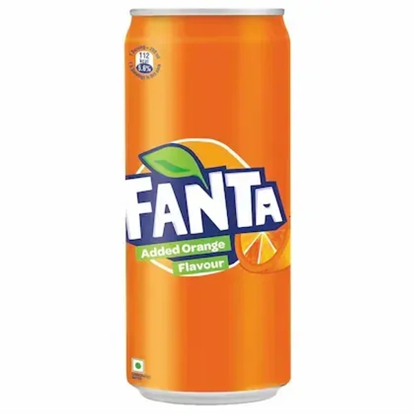 Fanta Orange Flavoured Soft Drink Can, 300 ml