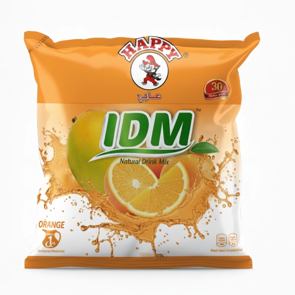 Happy Instant Drink Mix Orange (Pouch) 125g - 125g