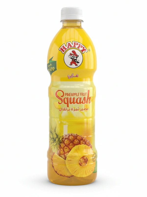 Happy Pineapple Fruit Squah, 700ml - 700ml