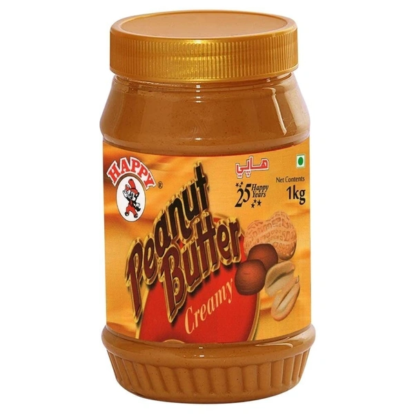 Happy Peanut Butter Creamy, 1 kg - 1 kg