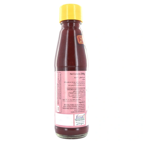 Happy Red Chilli Sauce Bottle, 200g - 200g