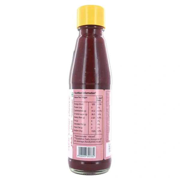 Happy Red Chilli Sauce Bottle, 200g - 200g