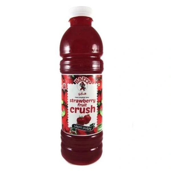 Happy Strawberry Fruit Crush, 750ml - 750ml