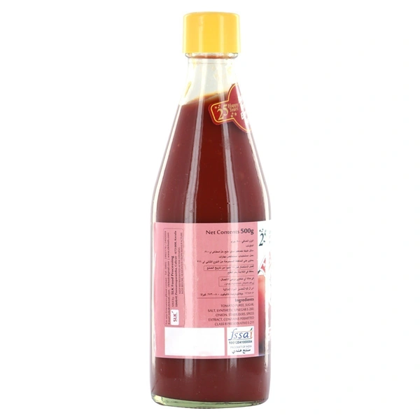Happy Tomato Ketchup Bottle, 500g - 500g
