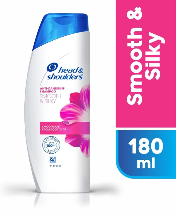 Head & Shoulders Antidandruff Shampoo Smooth Silky, 180ml - 180ml