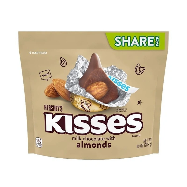 Hershey's Kisses Almonds, 8g - 8g