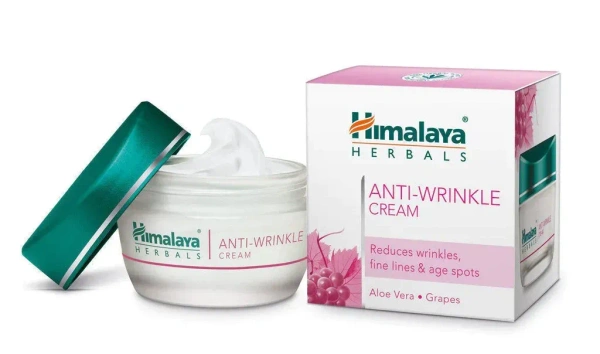 Himalaya Antiwrinkle Cream Aloe Vera Grapes, 50g - 50g