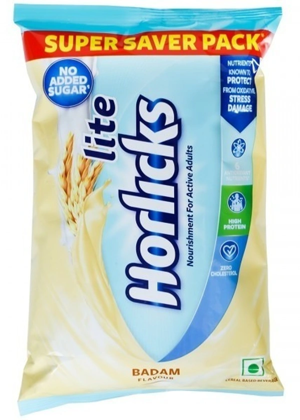 Horlicks Lite Refill (Badam) 450g - 450g