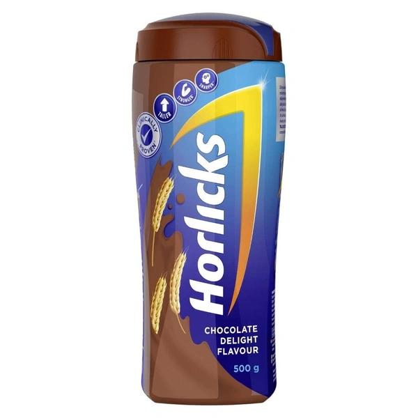 Horlicks Chocolate Delight Flavour Pet Jar, 1Kg - 1Kg