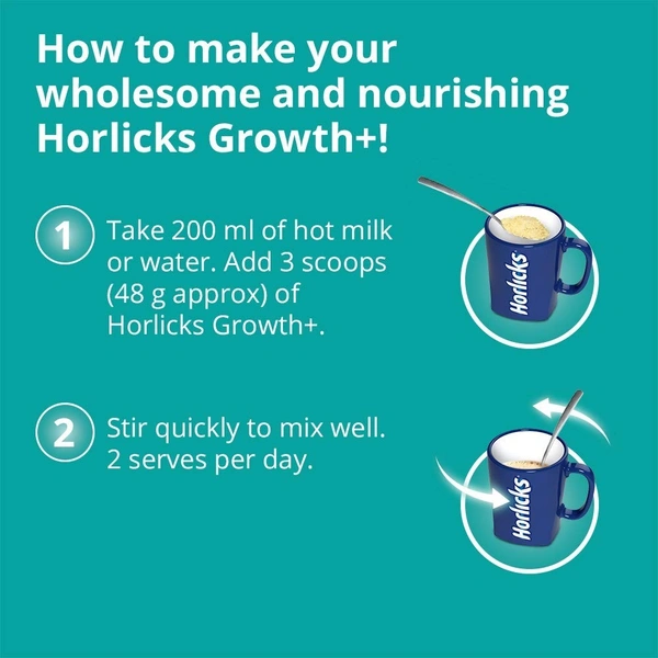 Horlicks Growth Plus Chocolate 200g - 200g