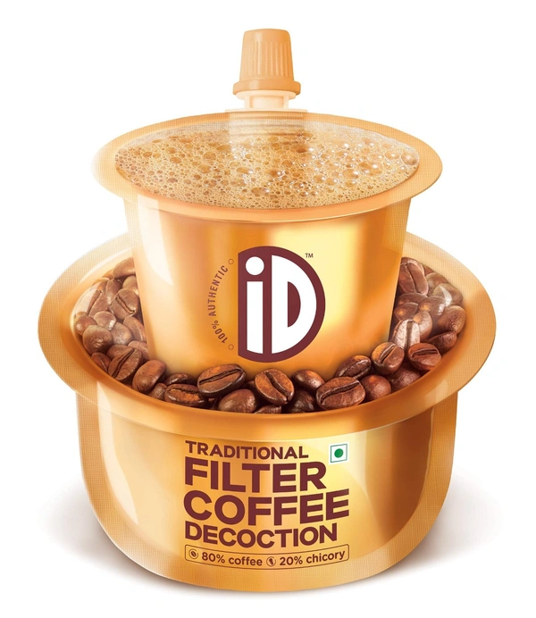 ID Traditional Filter Coffee Decoction Pack Of, 90g - 90g