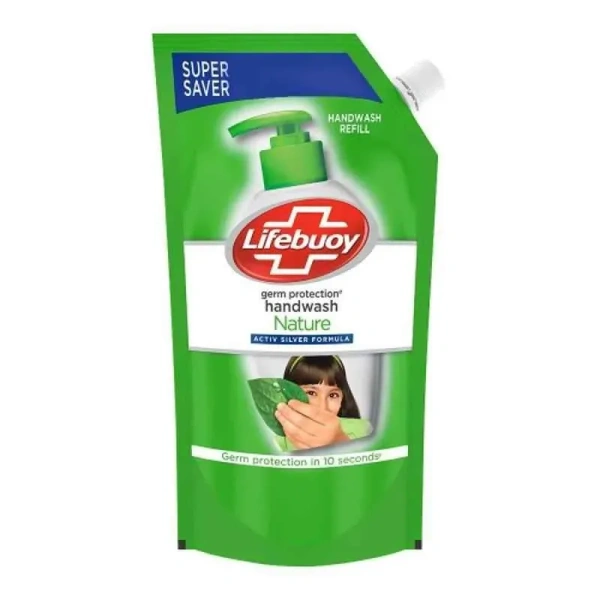 Lifebuoy Handwash Nature Refill Pack, 750ml - 750ml
