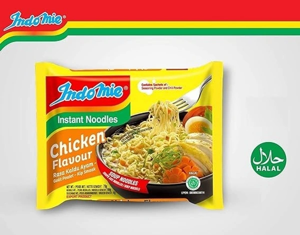 Indomie Instant Noodles Chicken Flavour, 70g - Pack of 1