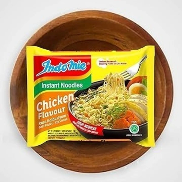 Indomie Instant Noodles Chicken Flavour (Pack of 5) 70 g - Pack of 5