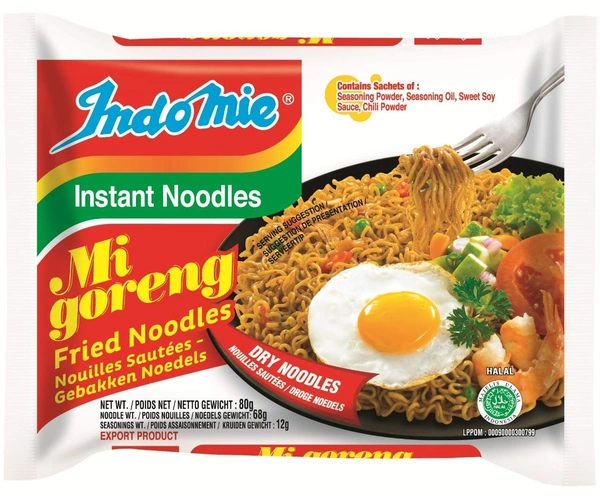 Indomie Mi Goreng Instant Noodles, 70g - Pack of 1