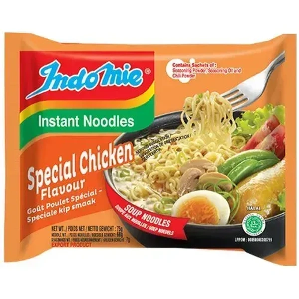 Indomie Special Chicken Flavour Instant Soup Noodles, 70g - Pack of 1