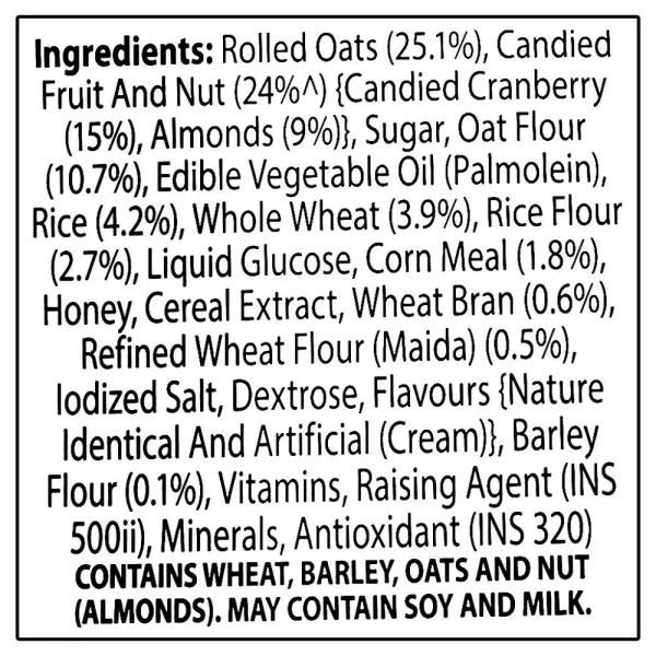 Kellogg's Crunchy Granola Almonds& Canberries, 460g - 460g