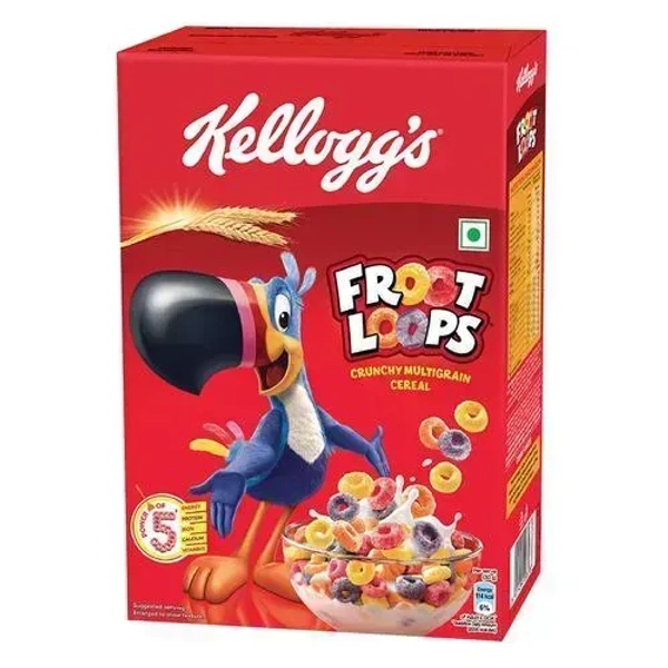 Kellogg's Froot Loops Crunchy Multigrain Cereal, 285g - 285g